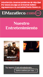 Mobile Screenshot of elmazatleco.com